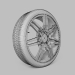 modèle 3D de roue acheter - rendu
