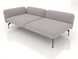 Módulo de sofá de 2,5 plazas de fondo con reposabrazos 110 a la izquierda
