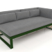 3D Modell Modulares Sofa, Abschnitt 1 rechts (Flaschengrün) - Vorschau