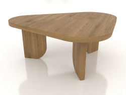 Coffee table COBBLE (L, natural oak)