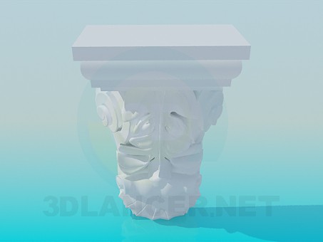 modello 3D Elemento del cornicione - anteprima