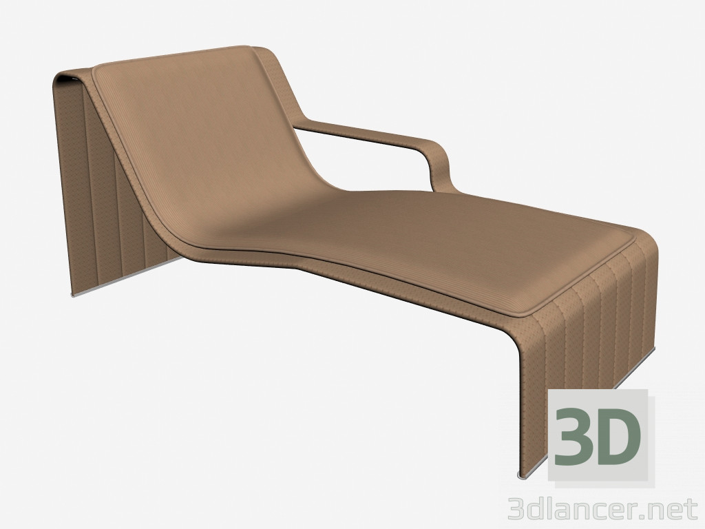 3D modeli Chaise çerçeve B18RD - önizleme