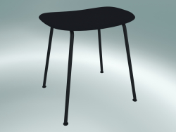 Fiber tube stool (Black)