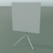 modello 3D Tavolo quadrato 5741 (H 72.5 - 69x69 cm, piegato, bianco, LU1) - anteprima