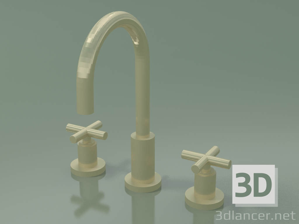 3D modeli İki kulplu ve üç montaj delikli mikser (20710 892-280010) - önizleme
