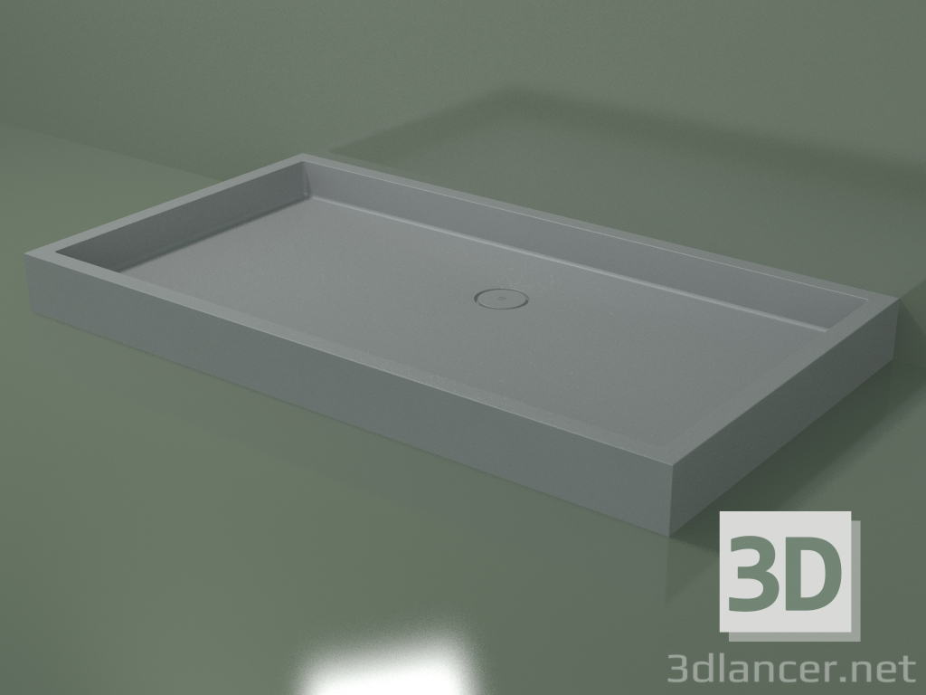 3D modeli Duş teknesi Alto (30UA0144, Gümüş Gri C35, 180x100 cm) - önizleme