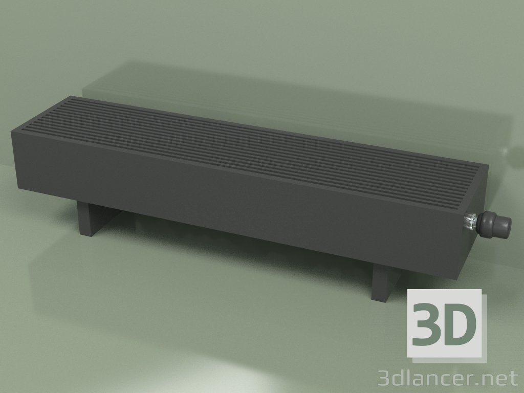 3D modeli Konvektör - Aura Comfort (140x1000x236, RAL 9005) - önizleme