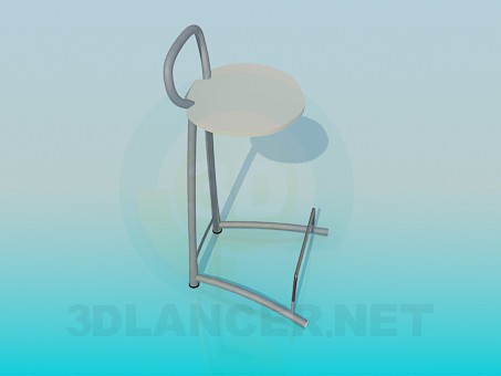 3d модель Барный стул – превью