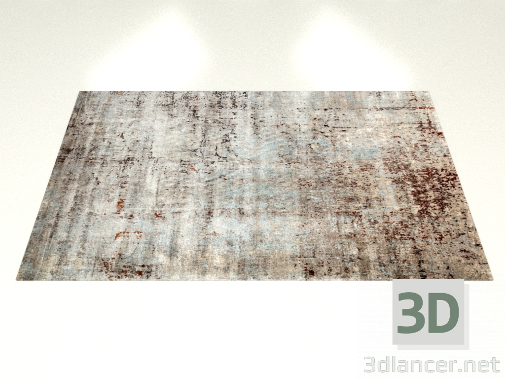 3D Modell Geknüpfter Teppich im Design Monaco - Vorschau