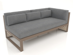 Modular sofa, section 1 right (Bronze)