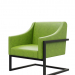 3d Зеленый стул модель купить - ракурс