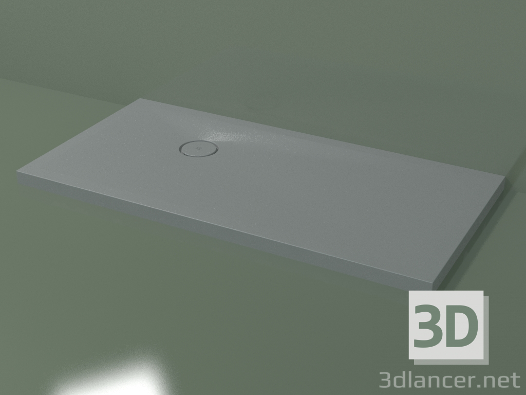 Modelo 3d Base de duche (30UBD112, cinza prateado C35, 140 x 70 cm) - preview