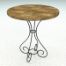 3d Bar table with chair model buy - render