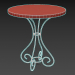 3D Sandalyeli bar masası modeli satın - render