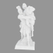 modello 3D Composizione scultura in marmo Enee e Anchise - anteprima