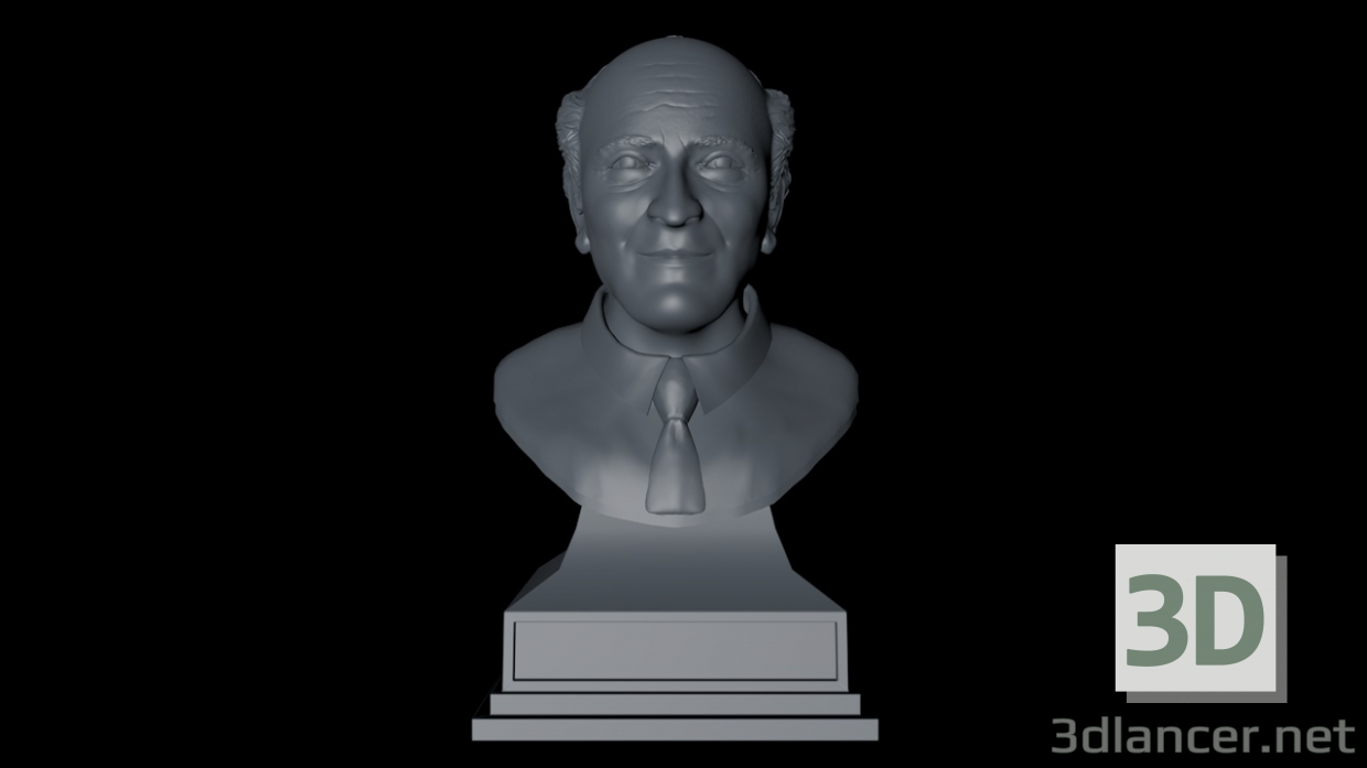 Büste von Joseph Brodsky 3D-Modell kaufen - Rendern