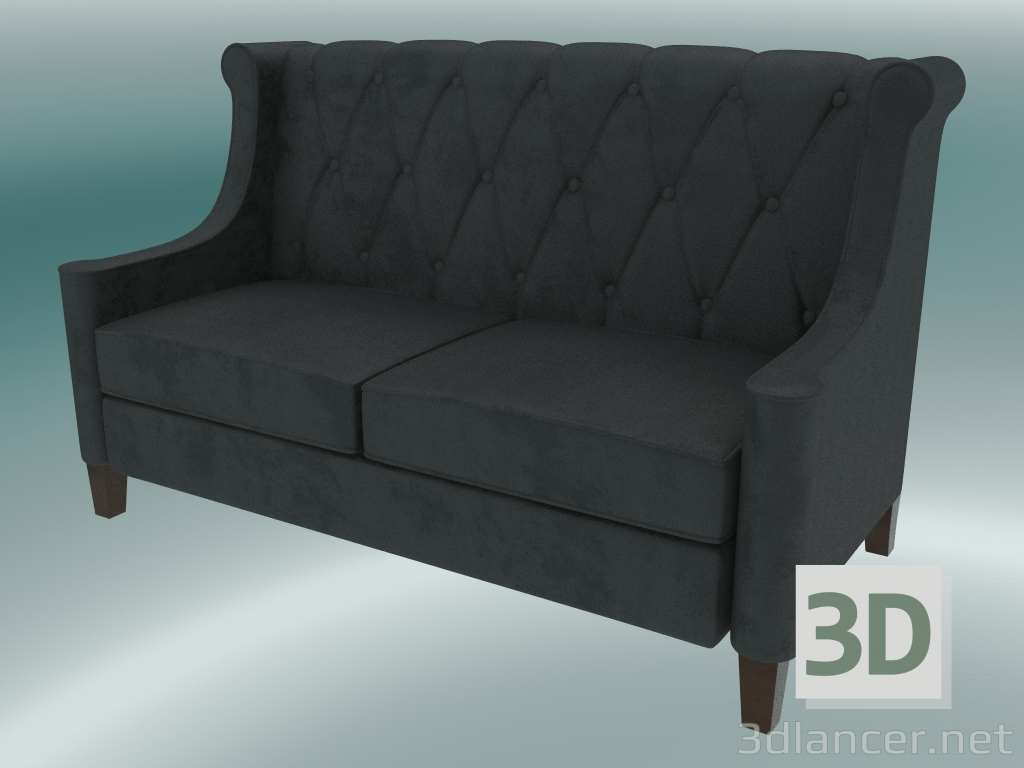 Modelo 3d Barister do sofá (cinza escuro) - preview