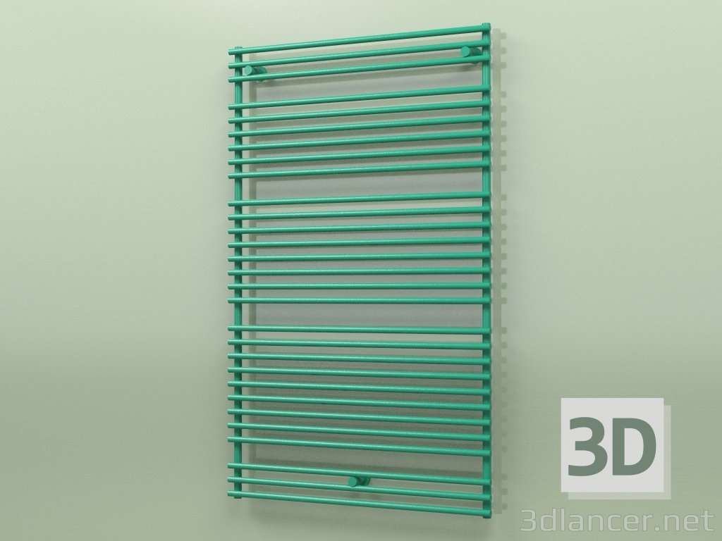 3D modeli Isıtmalı havlu askısı - Santorini (SAN 15 900 mm, RAL - 6016) - önizleme