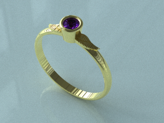 3D-Modell "Verlobungsring"