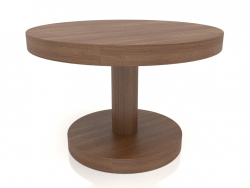 Table basse JT 022 (D=600x400, bois brun clair)