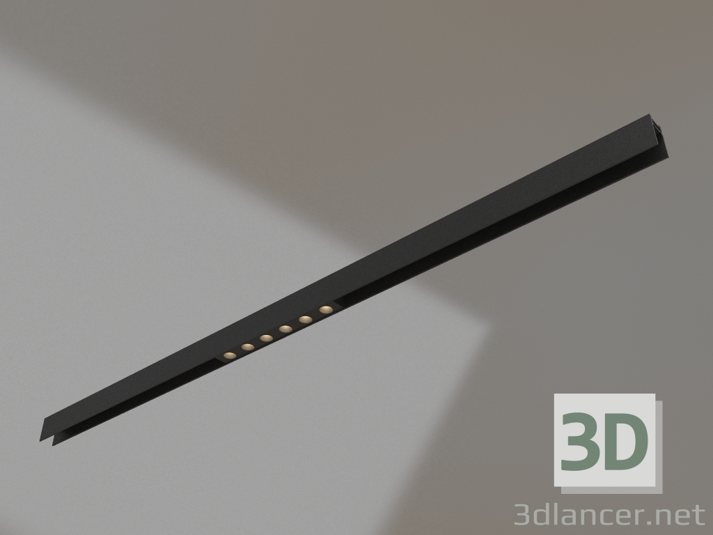 modello 3D Lampada MAG-DOTS-25-L200-6W Warm3000 (BK, 30 gradi, 24V) - anteprima
