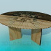 3D Modell Ovaler Tisch - Vorschau