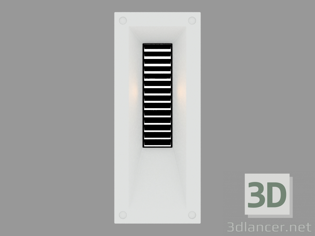3D Modell Wandeinbauleuchte LINK VERTICAL WITH GRID (S4687) - Vorschau
