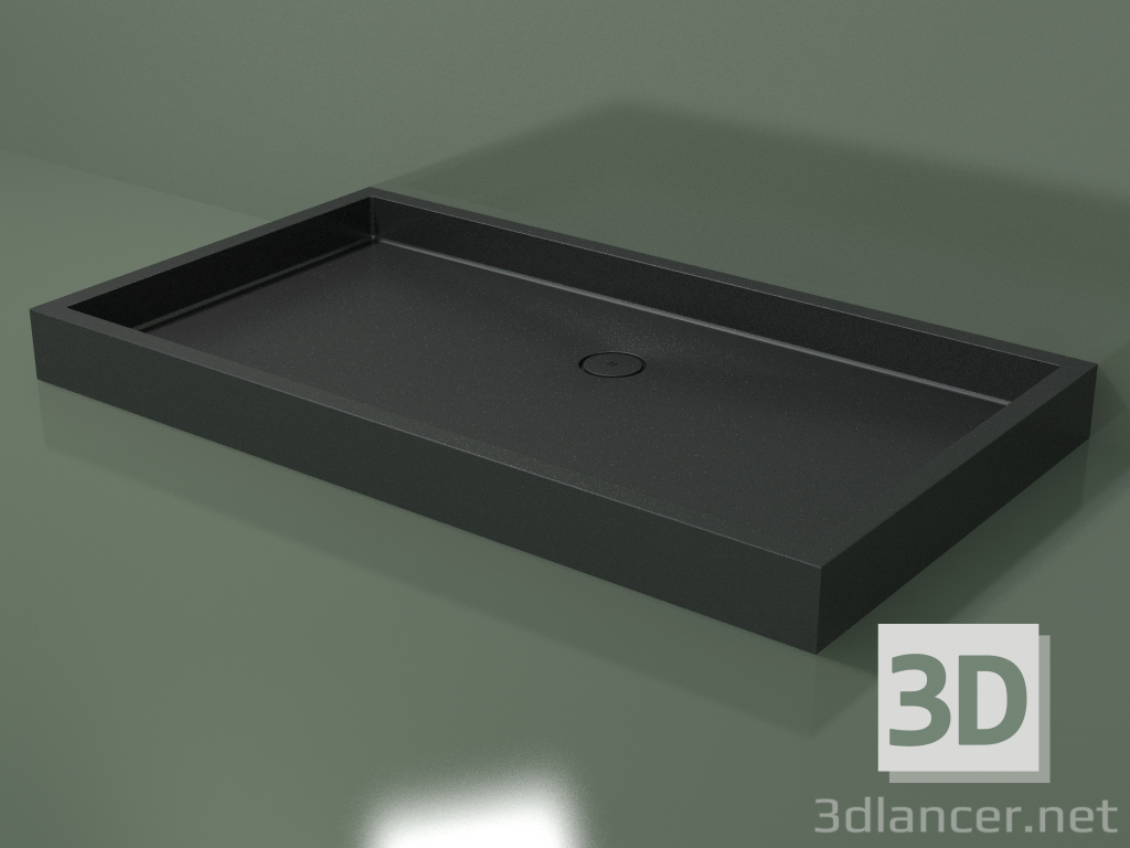 3d model Shower tray Alto (30UA0144, Deep Nocturne C38, 180x100 cm) - preview