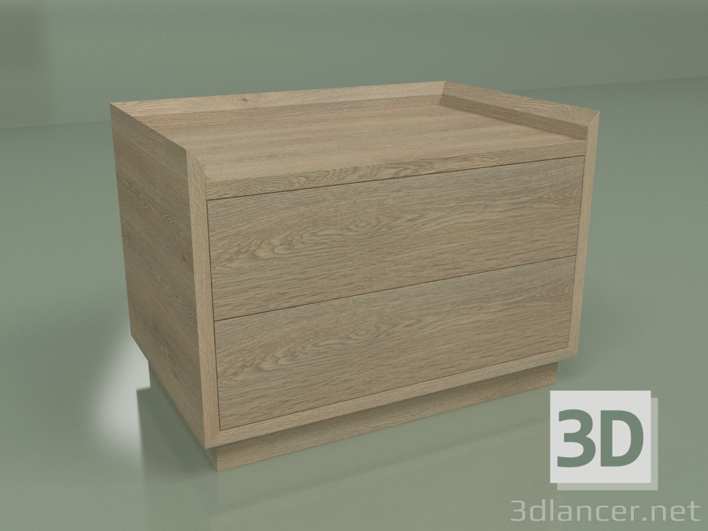 3d model Bedside table LEON-S - preview