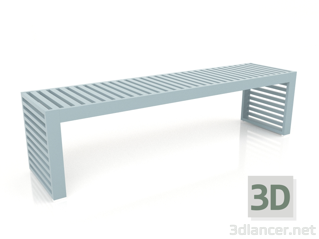 3d model Bench 161 (Blue gray) - preview