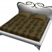 3d model Bed with bars - preview