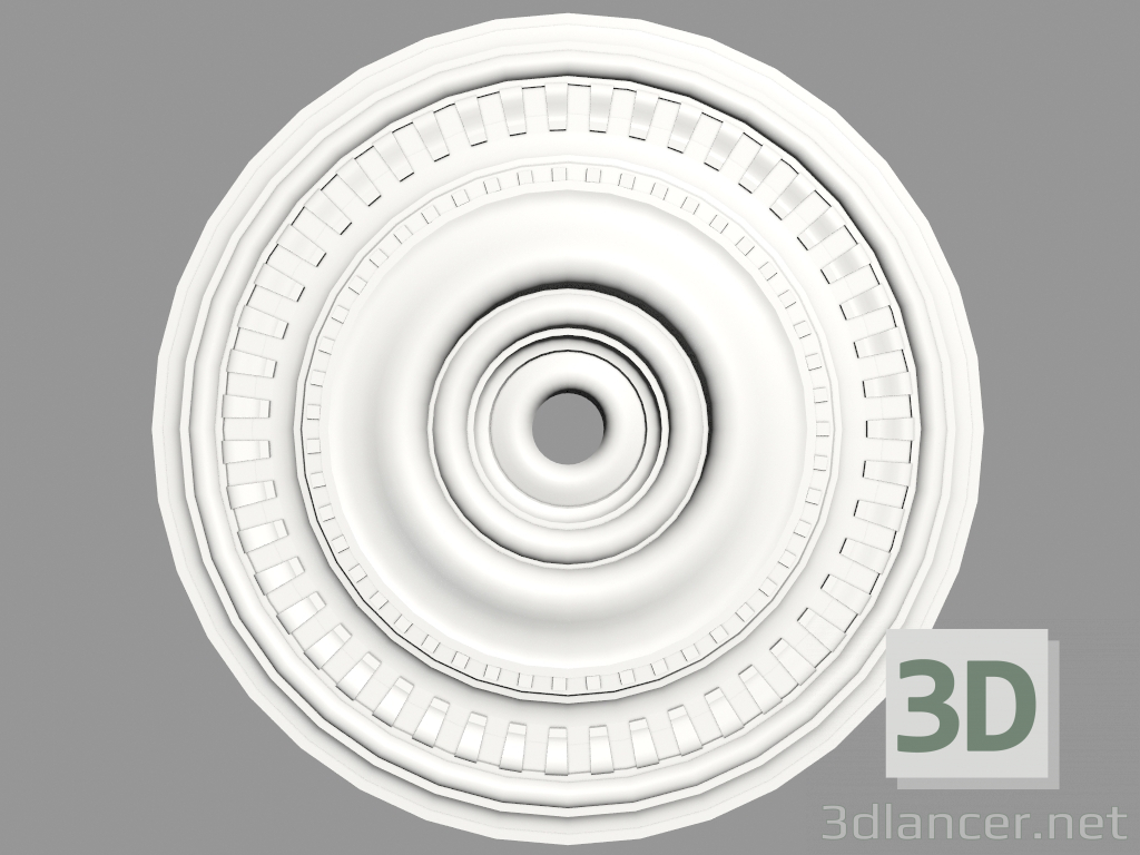 modello 3D Uscita a soffitto (P79) - anteprima