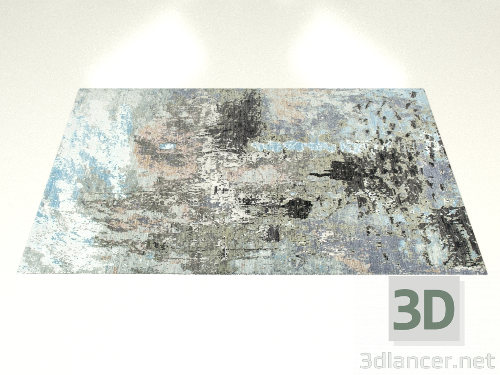 3D Modell Geknüpfter Teppich, Murano-Design - Vorschau