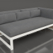 3d model Modular sofa, section 1 right (Agate gray) - preview