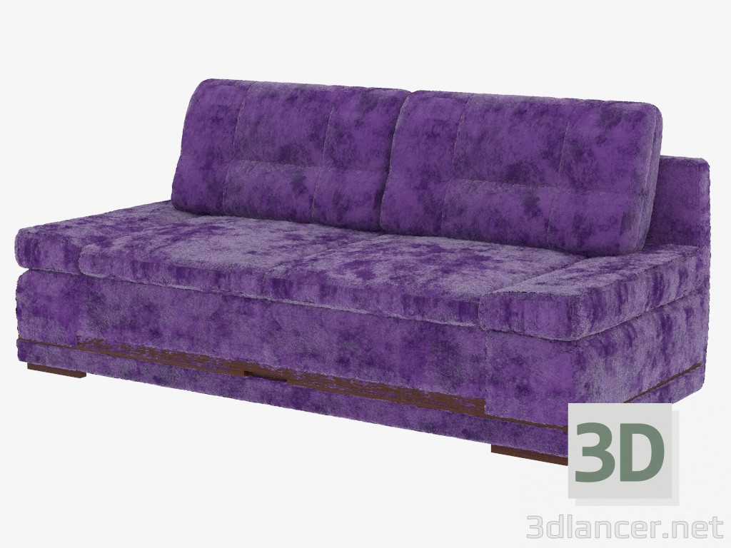 3d model Double Sofa Bed - preview