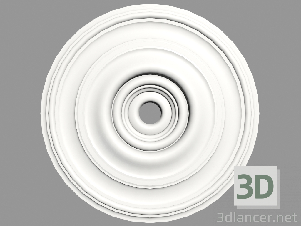 3D modeli Tavan çıkışı (P80) - önizleme