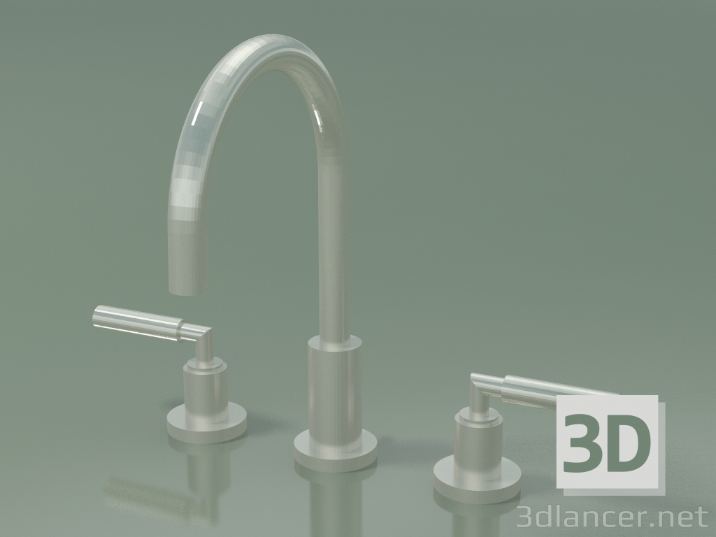 3d model Mixer with two handles and three mounting holes (20 713 882-060010) - preview