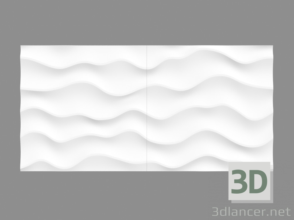 modello 3D Pannelli 3D Design Sandy 1 (D-0003-1) e Design Sandy 2 (D-0003-2) - anteprima