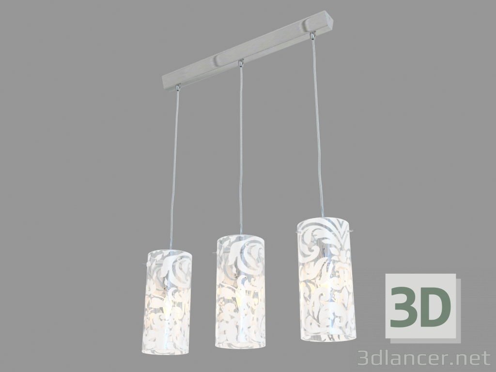 3D Modell Lampe aufgehängt FRESH (F009-33-N) - Vorschau
