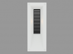 Luz empotrada en la pared MEGALINK VERTICAL WITH GRID (S4697)