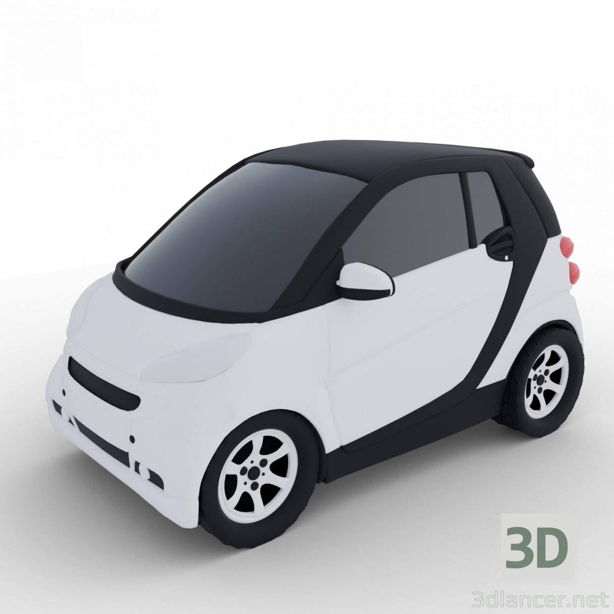 3 डी मिनी कार मॉडल खरीद - रेंडर