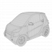 3D Mini araba modeli satın - render