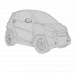 3D Mini araba modeli satın - render
