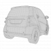 Mini coche 3D modelo Compro - render