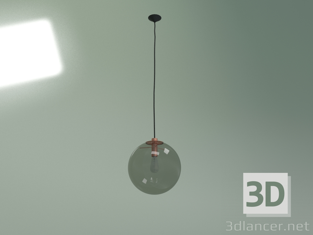 modèle 3D Suspension Selene diamètre 40 (or rose) - preview