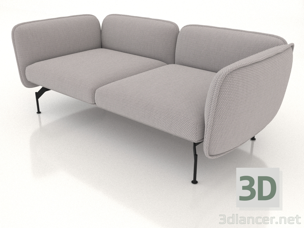 modèle 3D Canapé pour 2 personnes - preview