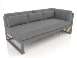 Modular sofa, section 1 right (Anthracite)