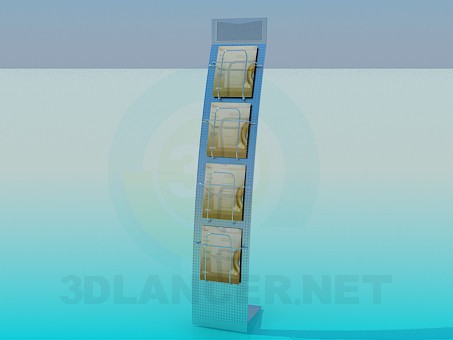 3d model Stand for leaflets - preview