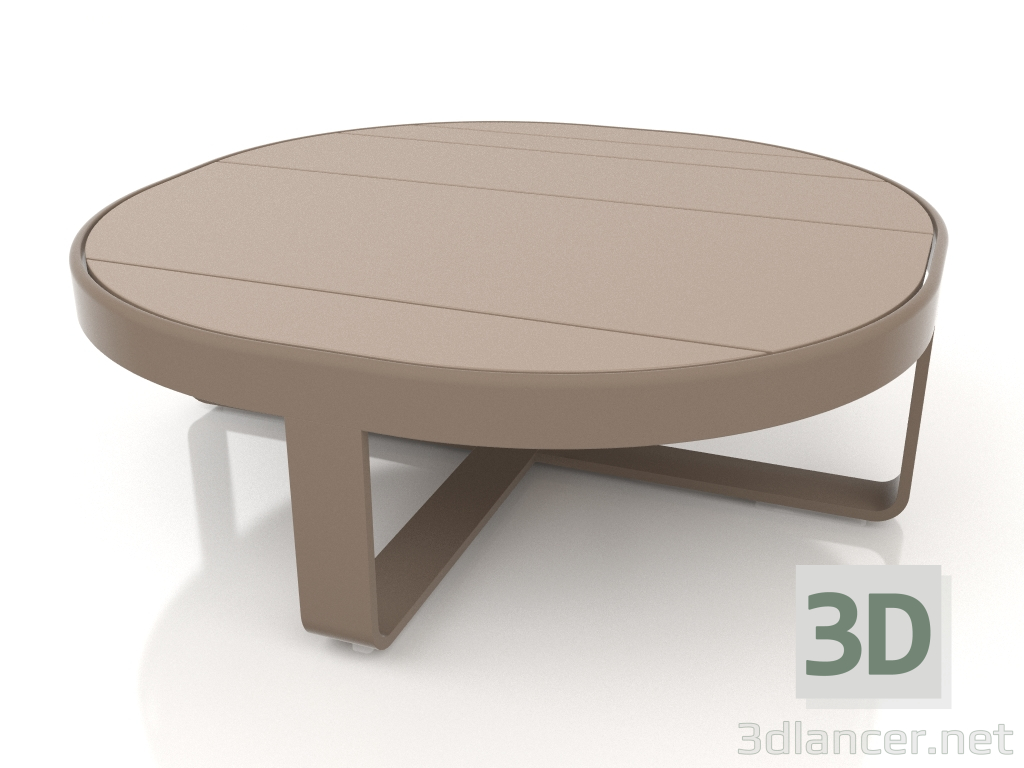 3d модель Кофейный столик круглый Ø90 (Bronze) – превью