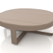 3d модель Кофейный столик круглый Ø90 (Bronze) – превью